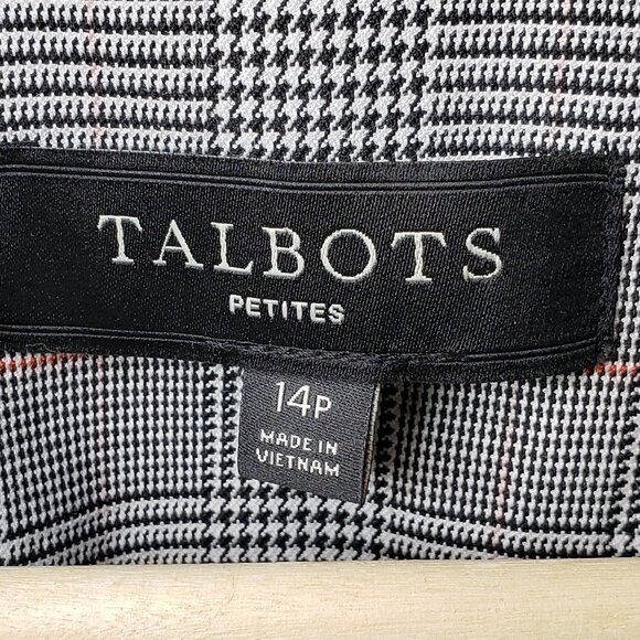 Talbots Gray Plaid Blazer - Picture 5 of 6